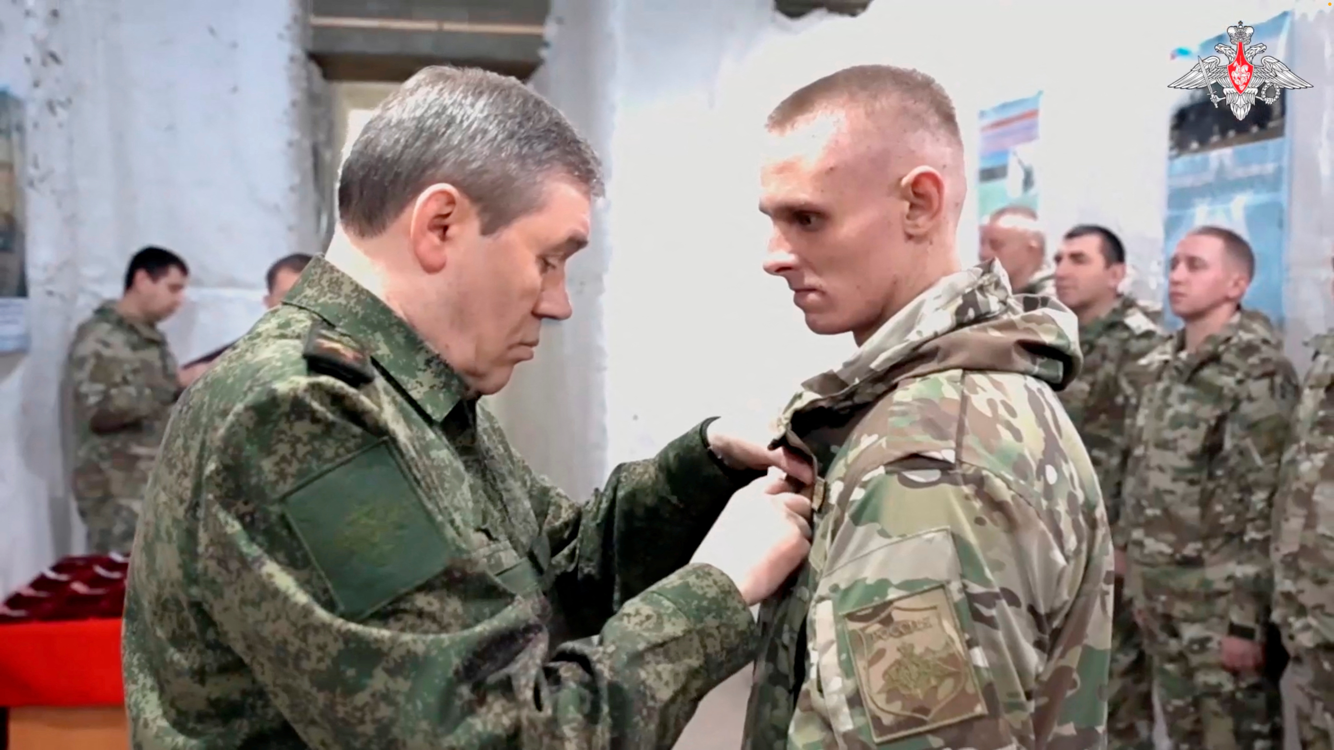 Russia's chief of military staff Gerasimov visits troops in Ukraine