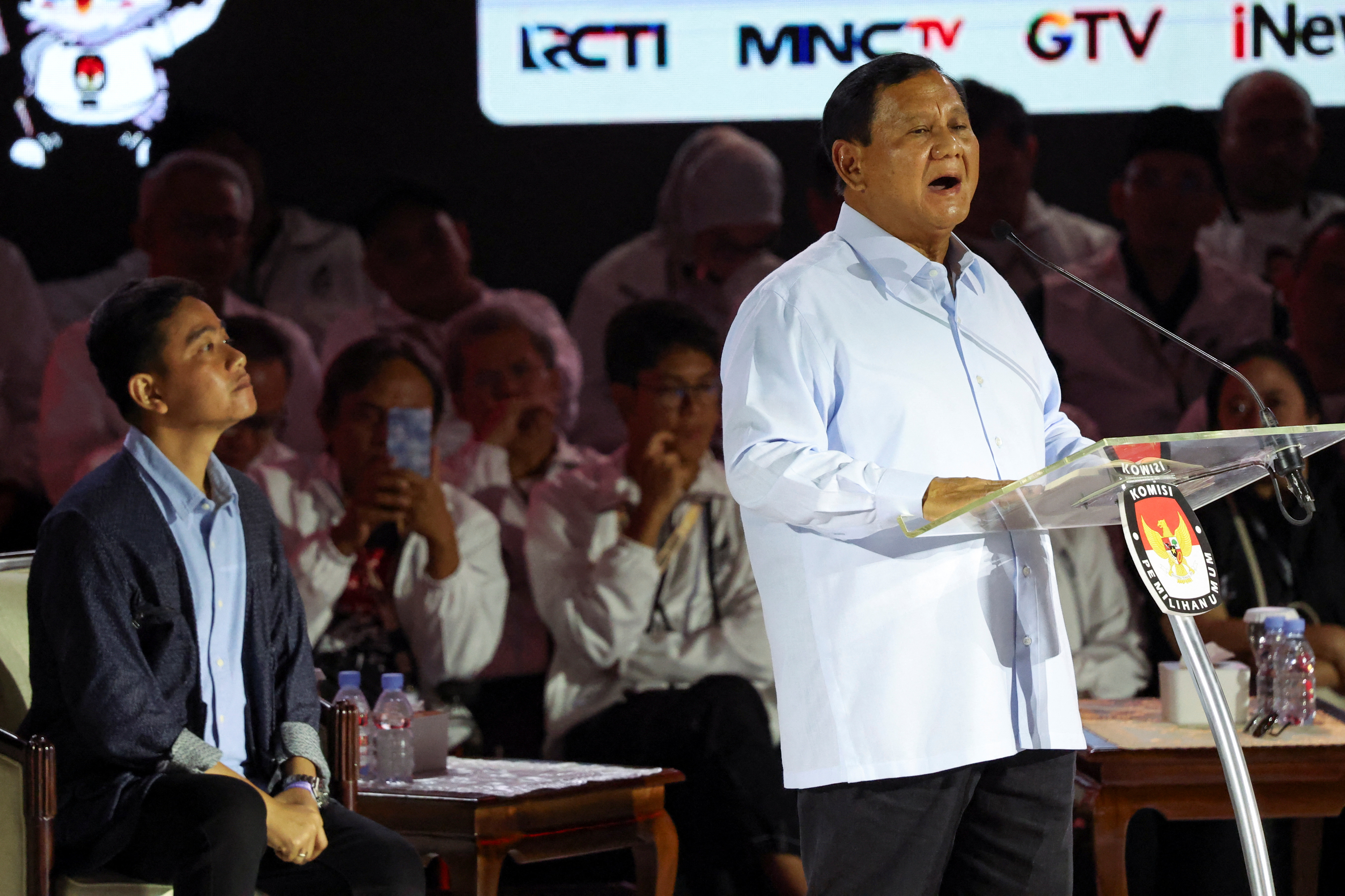 Indonesia's election body holds presidential candidate debate in Jakarta