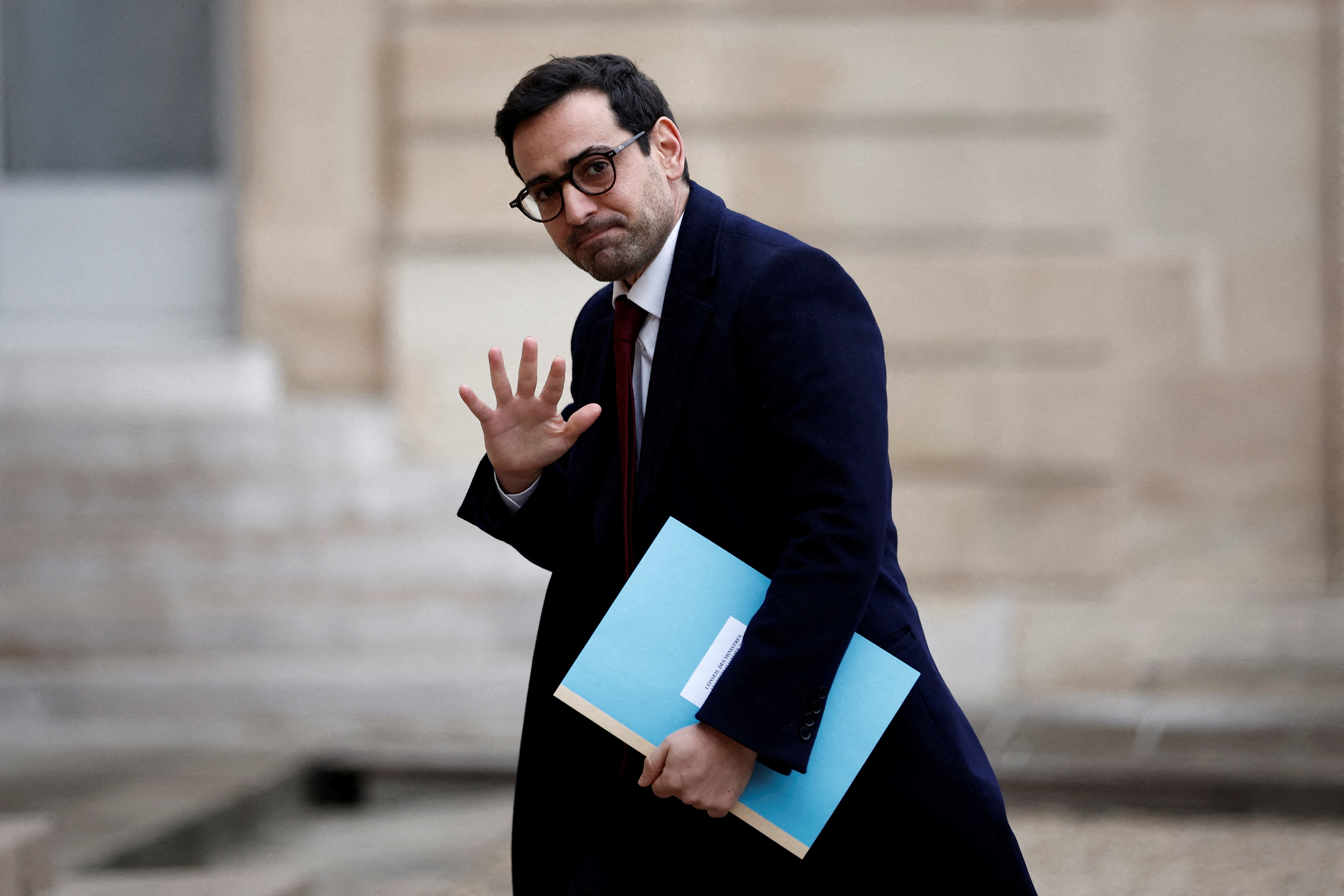 FILE PHOTO: First weekly cabinet meeting in Paris following a government reshuffle