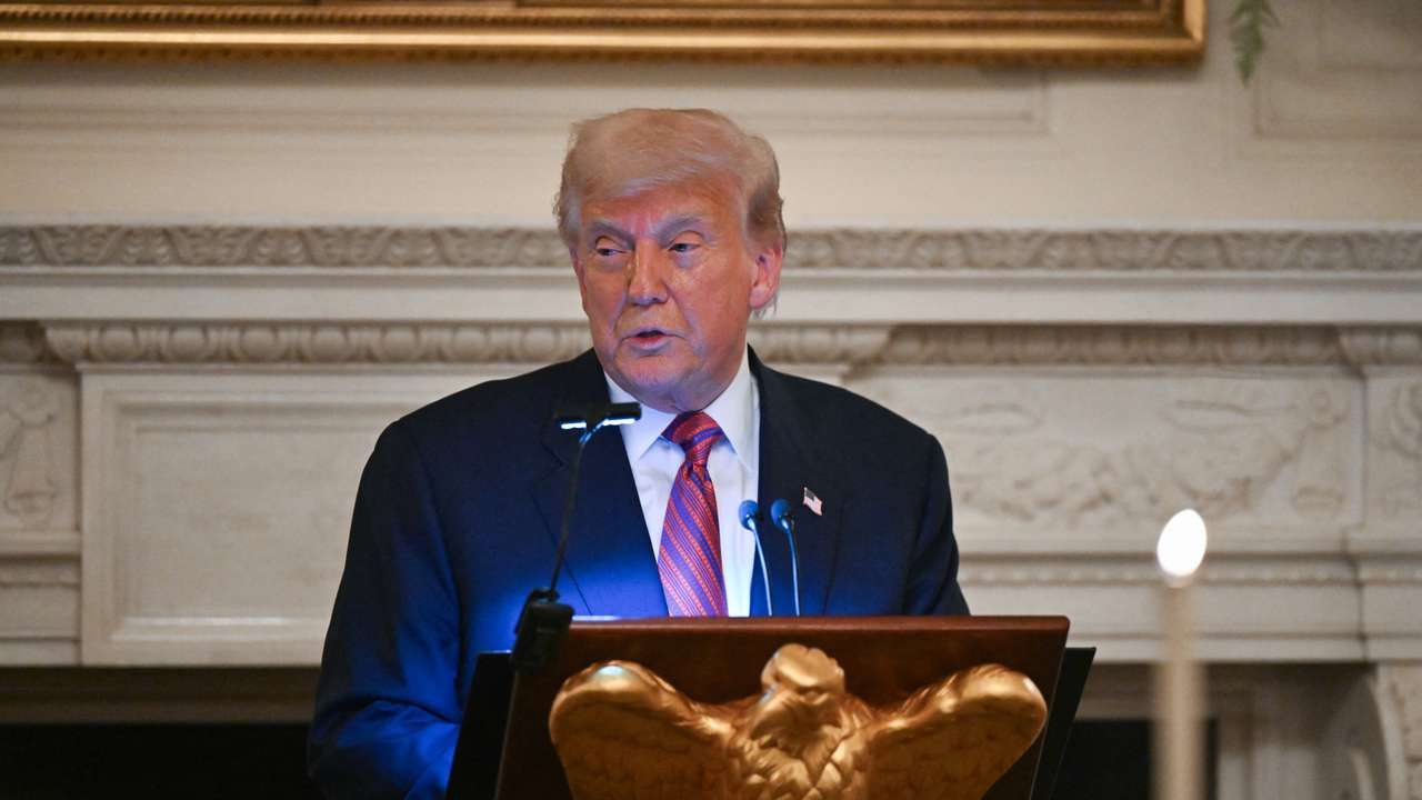 U.S. President Trump hosts a dinner with Republican Senators at the White House in Washington