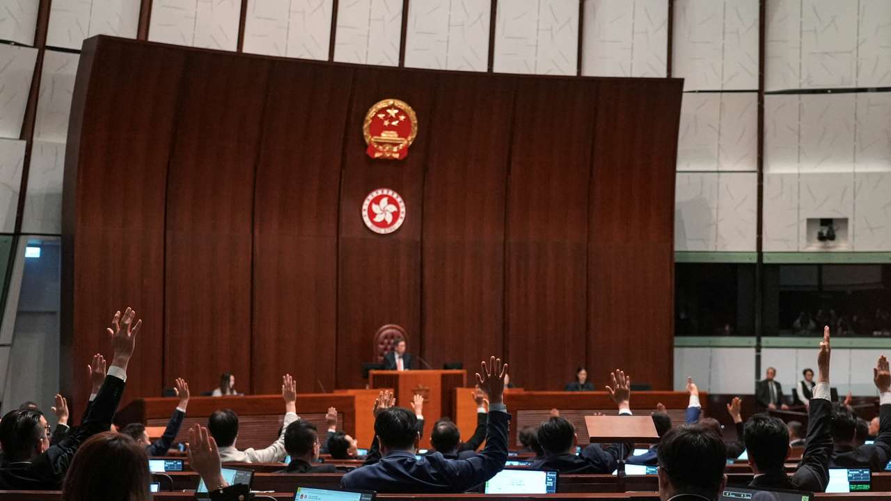 The second reading of Safeguarding National Security Bill, in Hong Kong