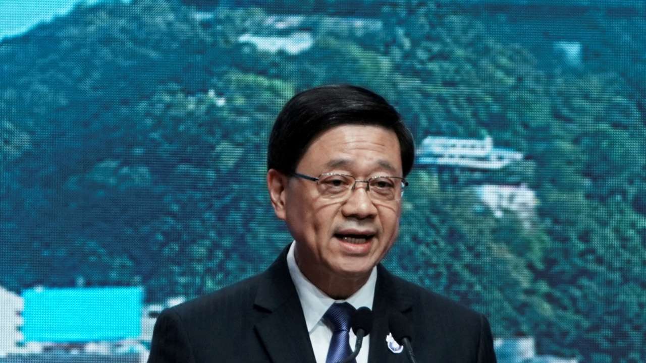 FILE PHOTO: The National Security Education Day opening ceremony in Hong Kong