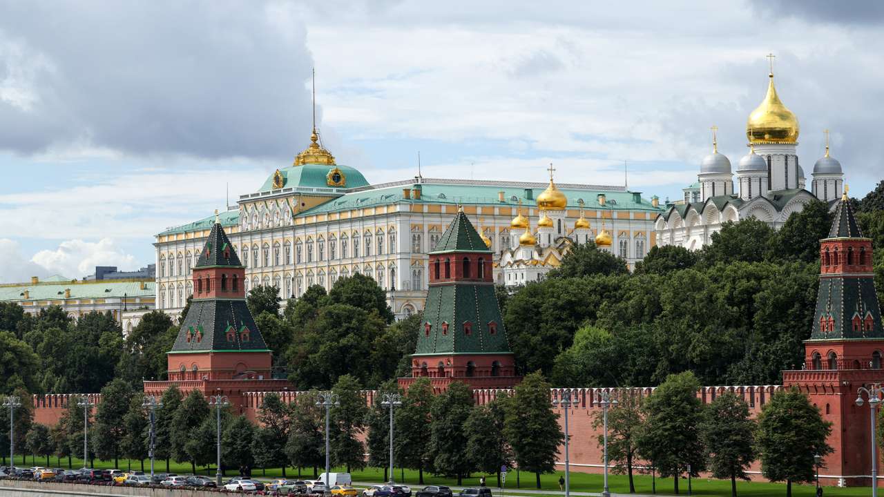 A view shows Kremlin in central Moscow