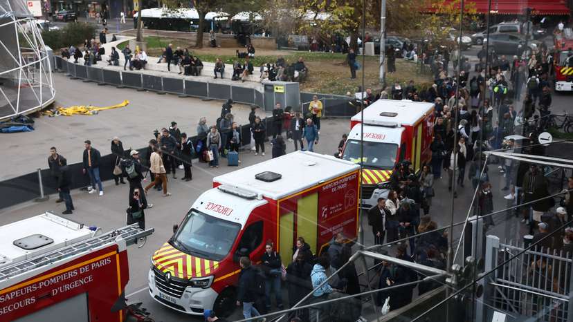 Police operation at Gare Montparnasse train station in Paris