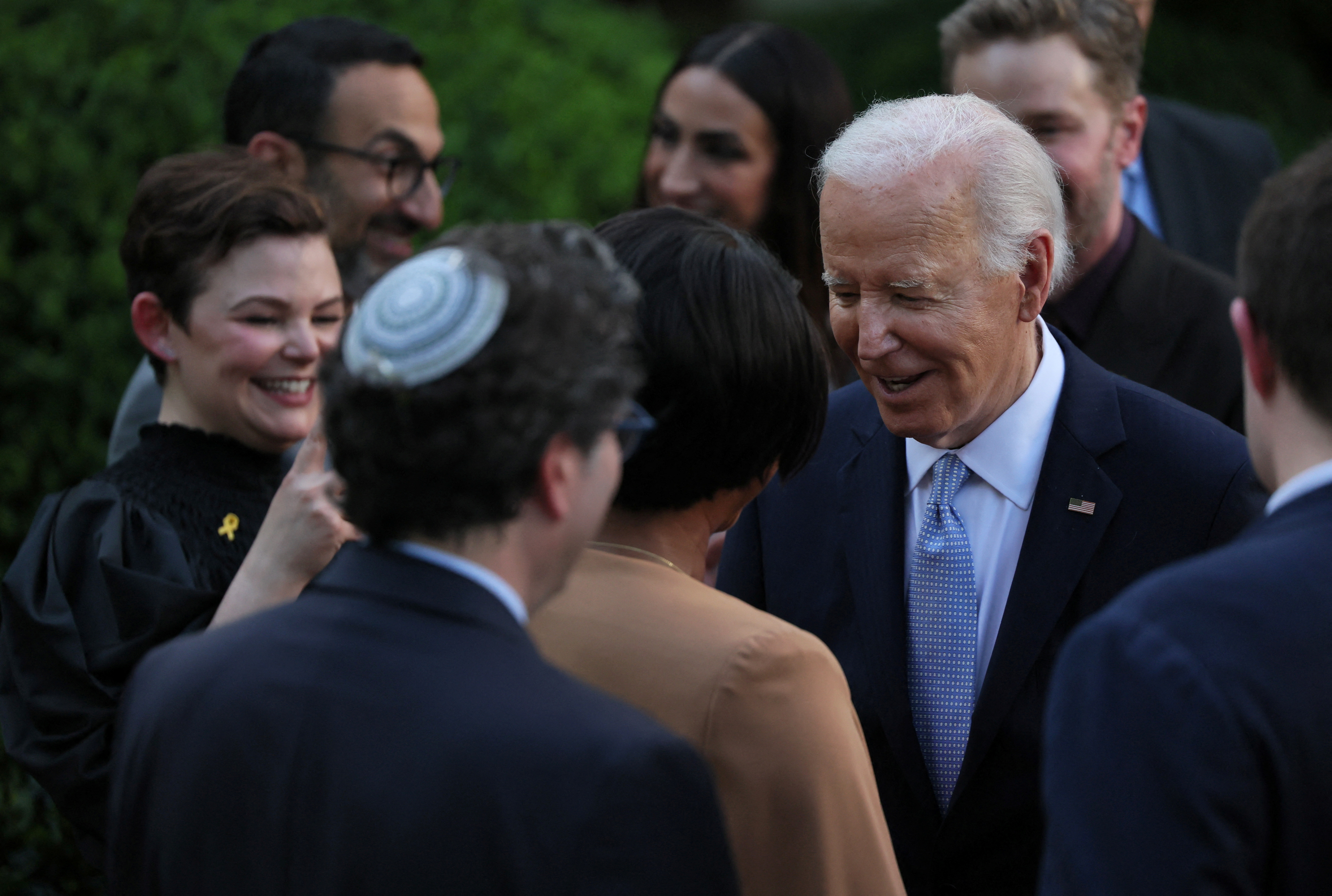 U.S. President Biden hosts a celebration for Jewish American Heritage Month at the White House, in Washington, U.S.