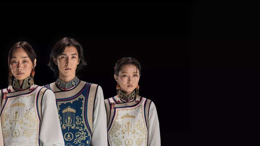 Mongolia olympics ceremonial uniform