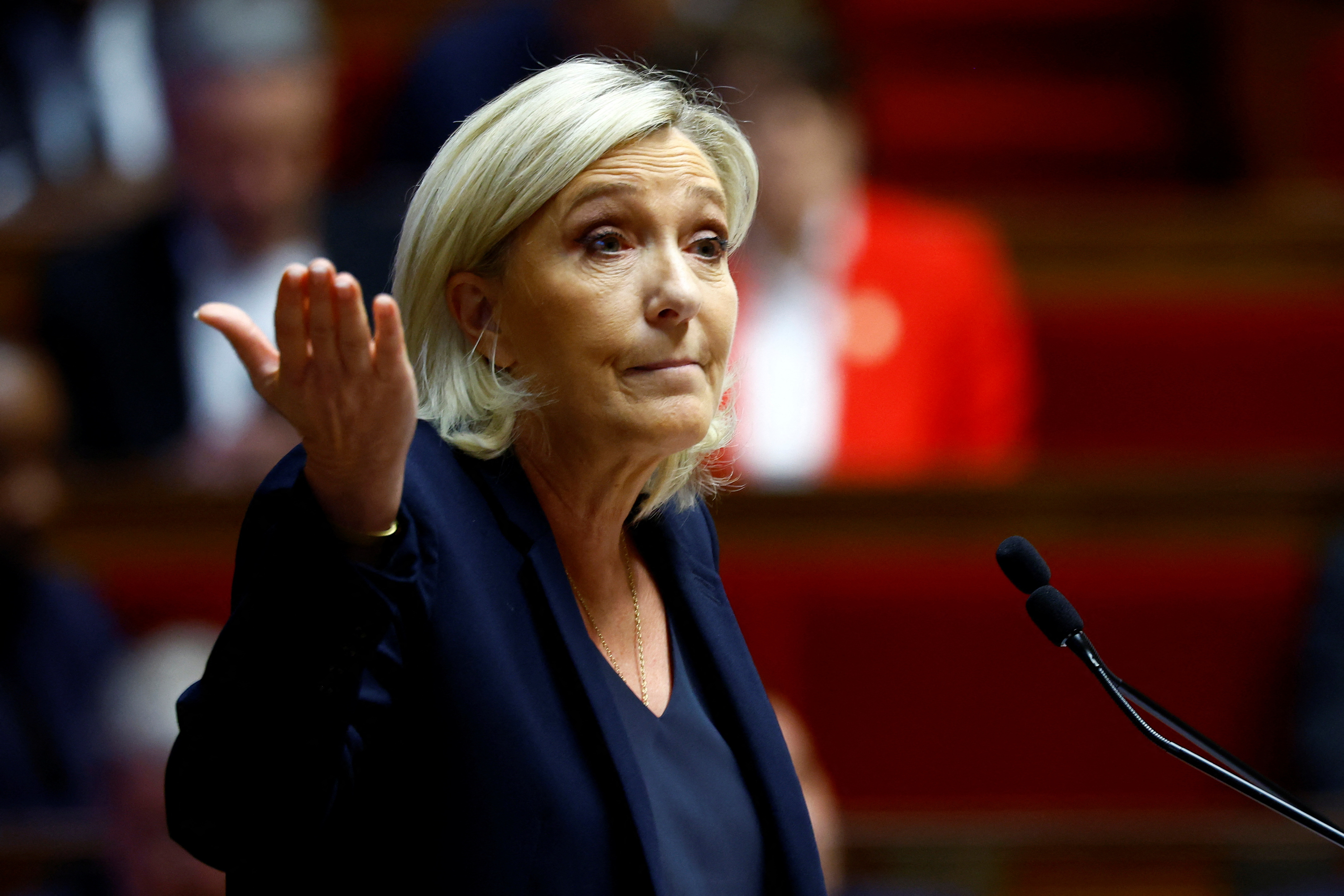 Lawmakers vote on no-confidence motion against the French government