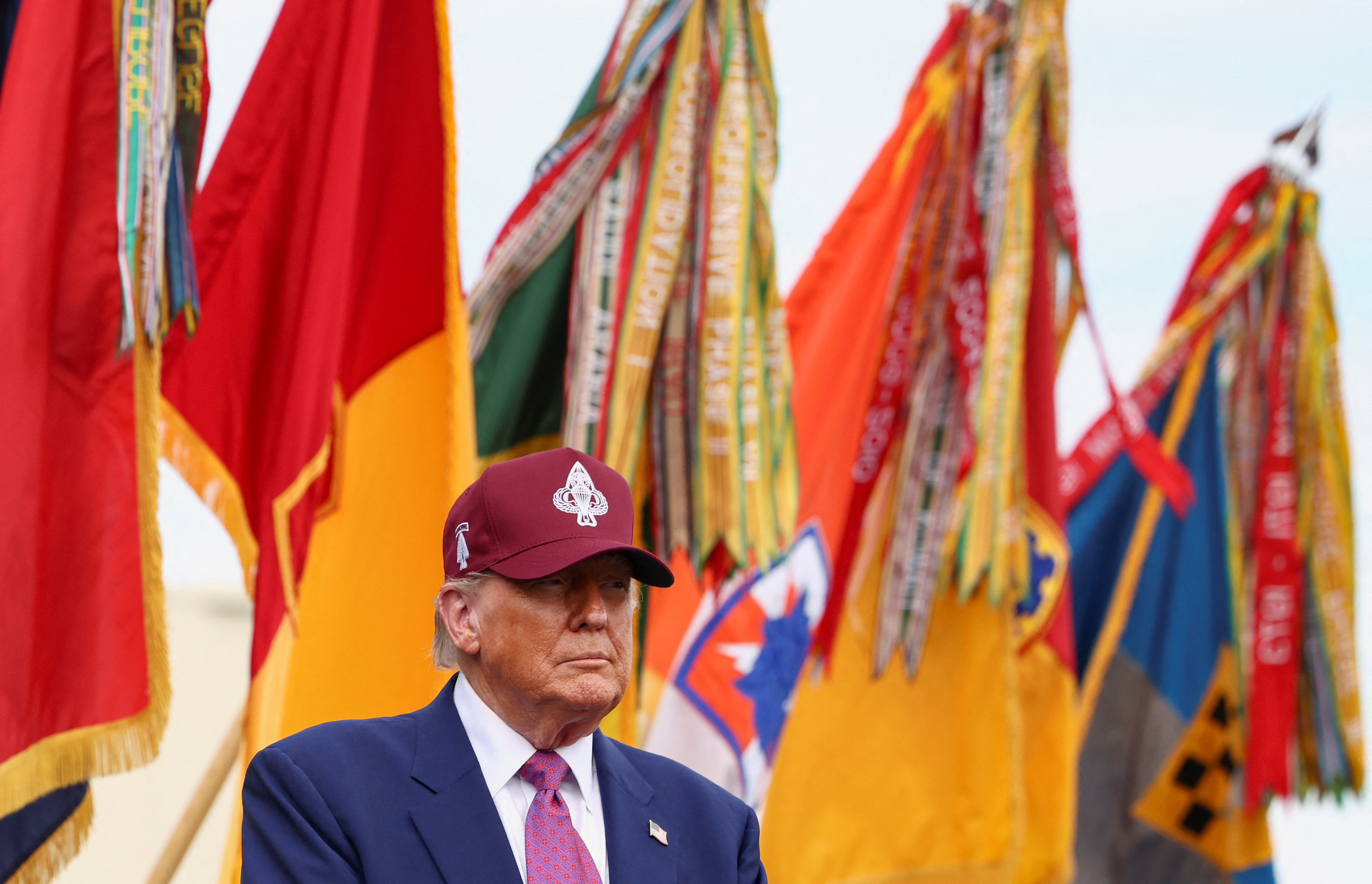 Trump visits Fort Bragg to mark U.S. Army anniversary