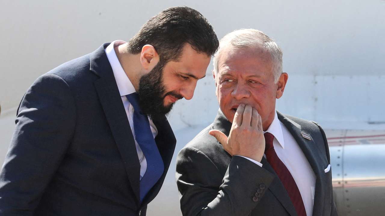 Syria's interim President Ahmed al-Sharaa visits Amman