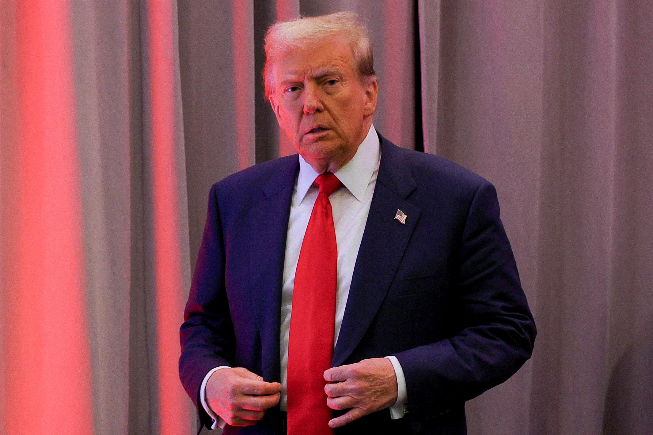 Trump meets with House Republicans on Capitol Hill in Washington