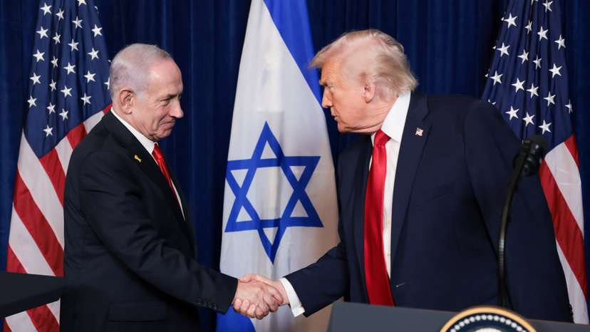 U.S. President Trump meets Israeli PM Netanyahu at Trump’s Mar-a-Lago club, in Palm Beach