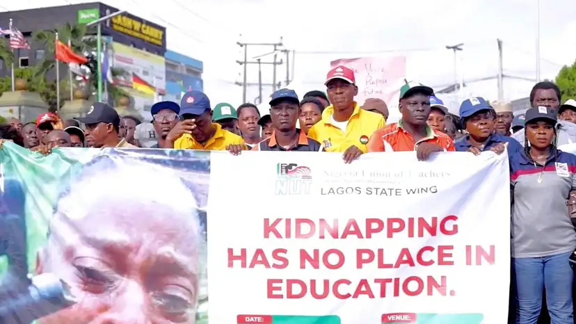 Nigeria teachers rally against kidnappings