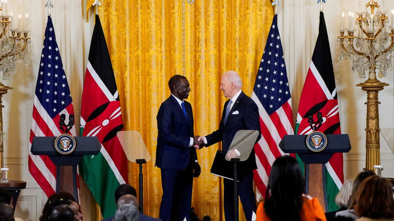 Kenyan President William Ruto visits U.S., in Washington