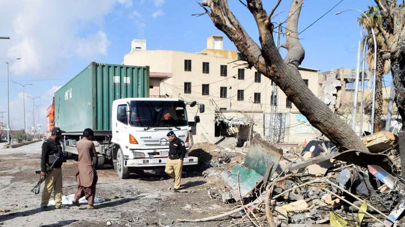 FILE PHOTO: Aftermath of militant attacks, in Quetta