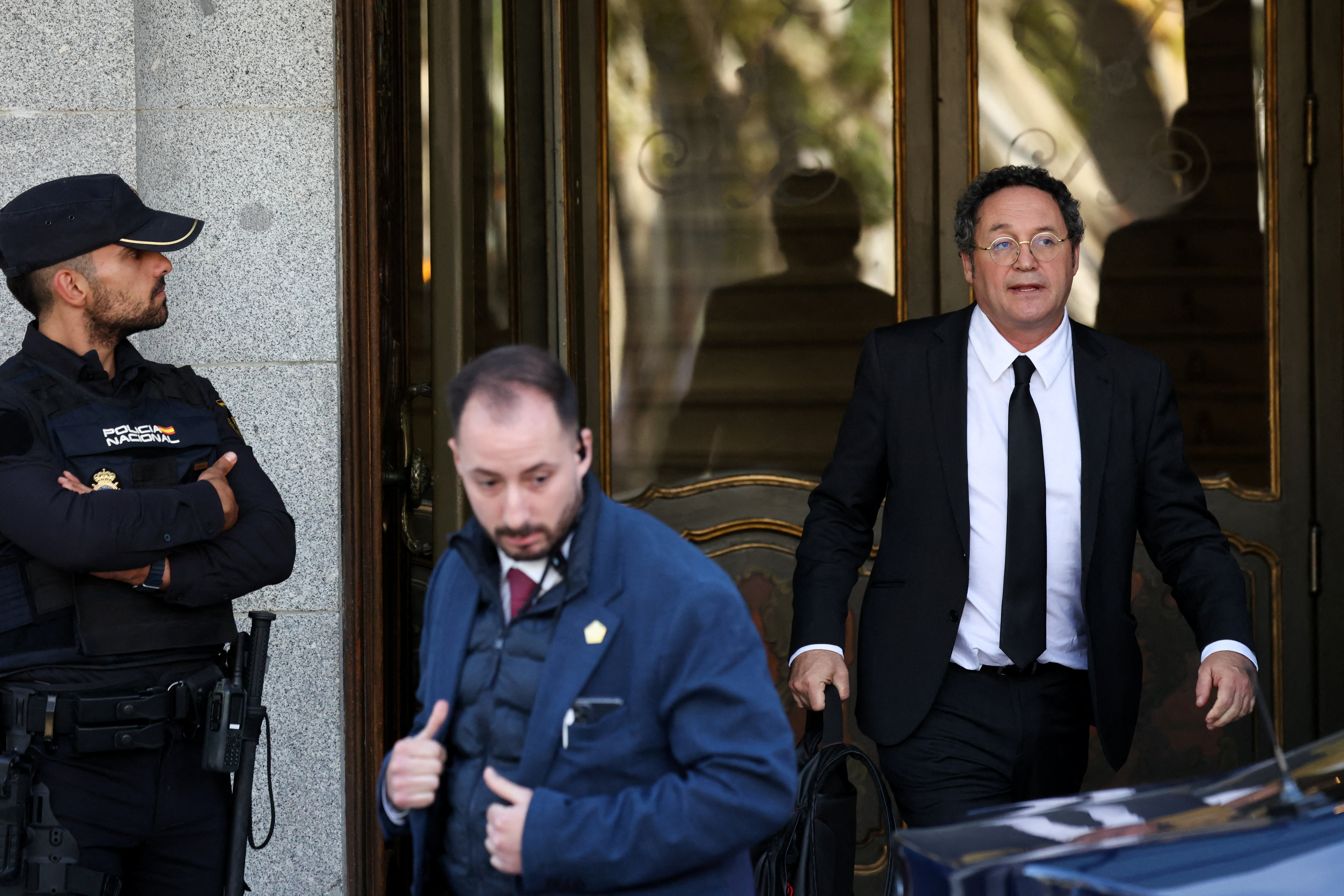 Spain's Prosecutor General Ortiz attends a trial over allegations of leaking confidential information, in Madrid