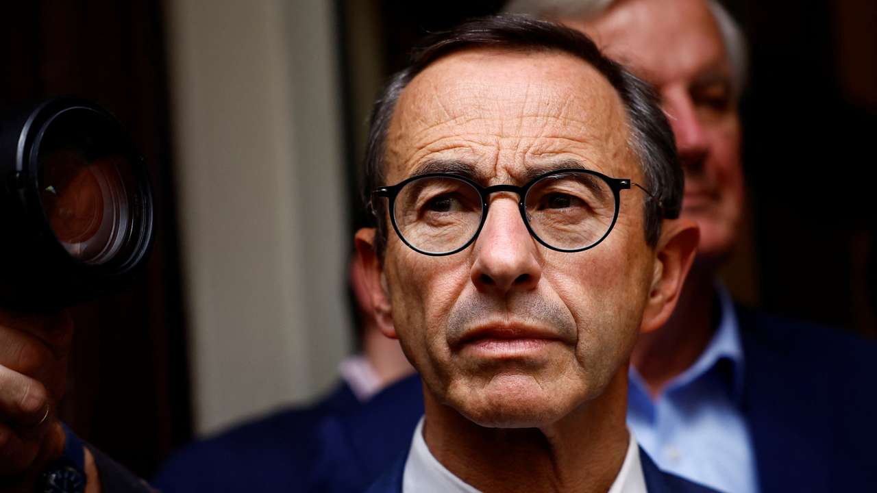 An emergency meeting of French conservative party Les Republicains in Paris