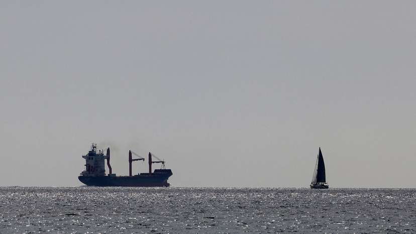 U.S. flagged cargo vessel carrying aid to a pier built by the U.S. off Gaza sets sail from Larnaca