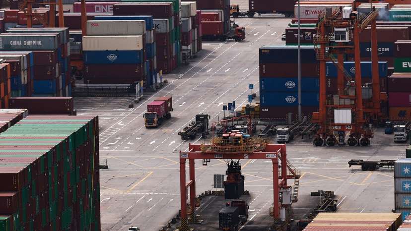 Yantian port in Shenzhen, Guangdong province