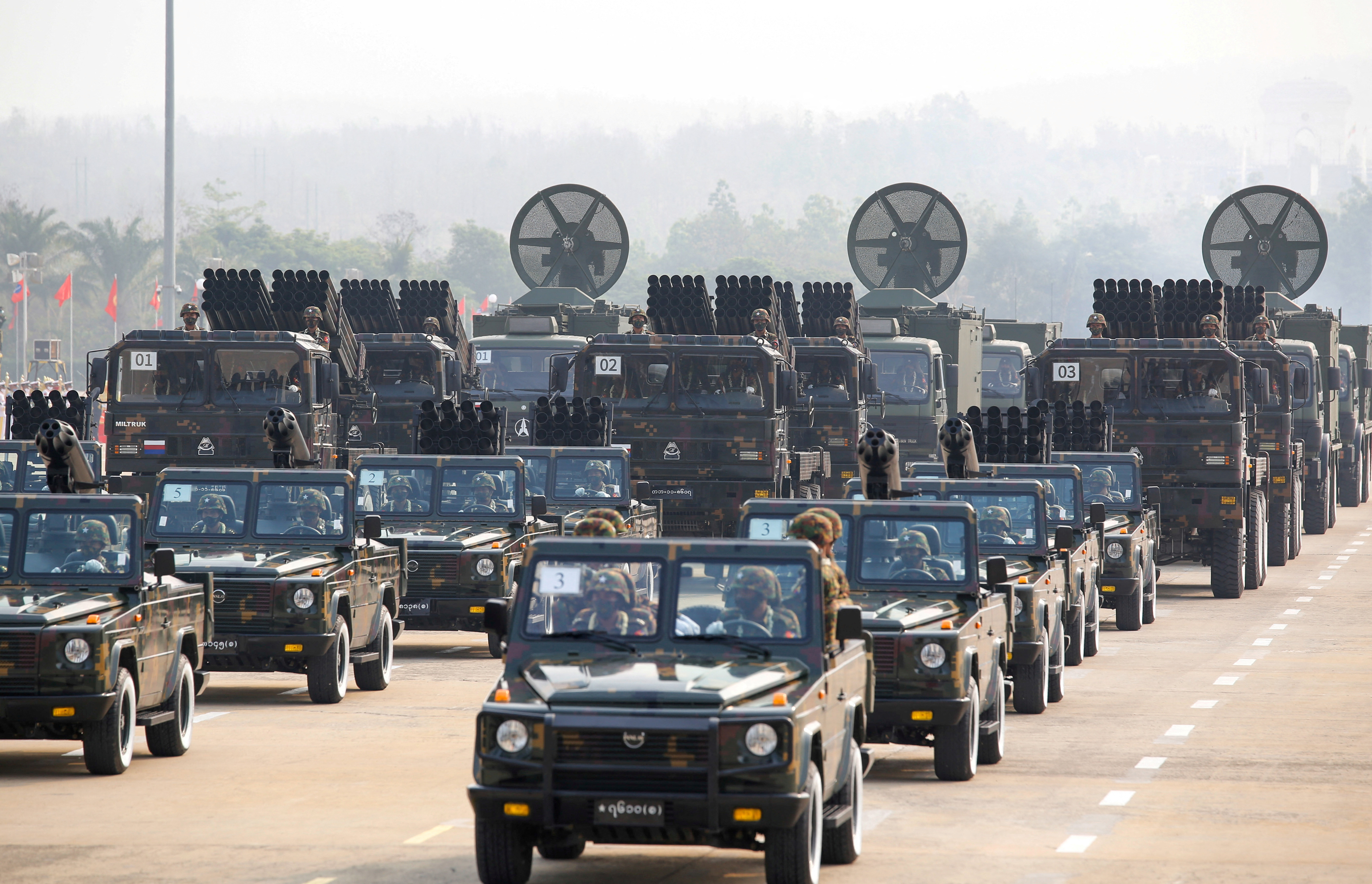 FILE PHOTO: Myanmar celebrates 76th anniversary of the founding of its national army