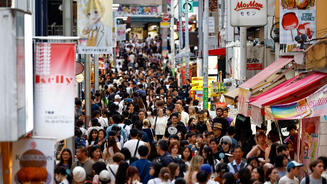 Harajuku shopping area in Tokyo