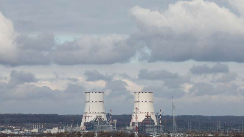 FILE PHOTO: A view shows the Kursk Nuclear Power Plant (KNPP)