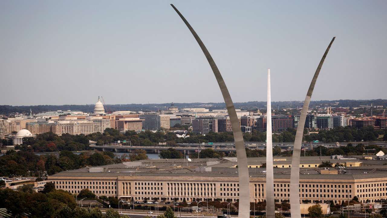 FILE PHOTO: The Pentagon building is seen in Arlington, Virginia, U.S.