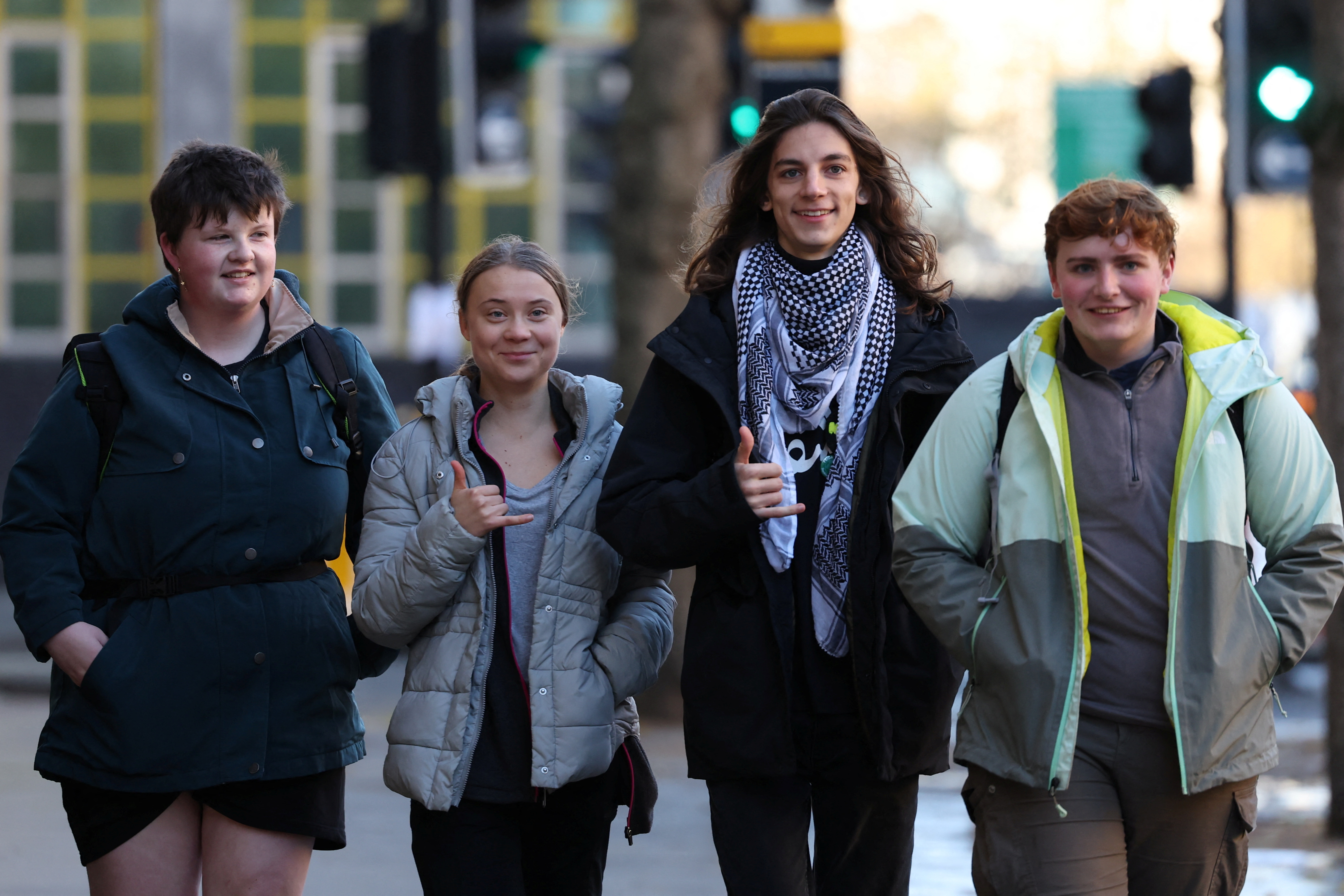 Greta Thunberg appears at Westminster Magistrates' Court in London