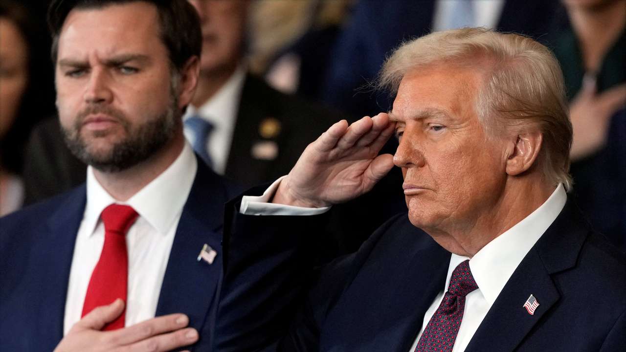 Inauguration ceremony for Trump's second presidential term