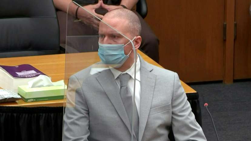 FILE PHOTO: Former Minneapolis police officer Derek Chauvin is sentenced after being found guilty of the murder of George Floyd