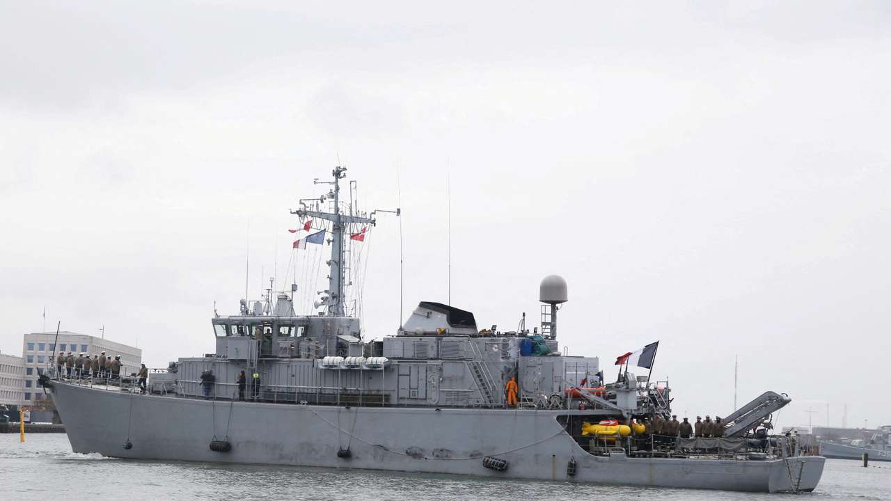 FILE PHOTO: NATO ships set out to patrol Baltic after cable damaged