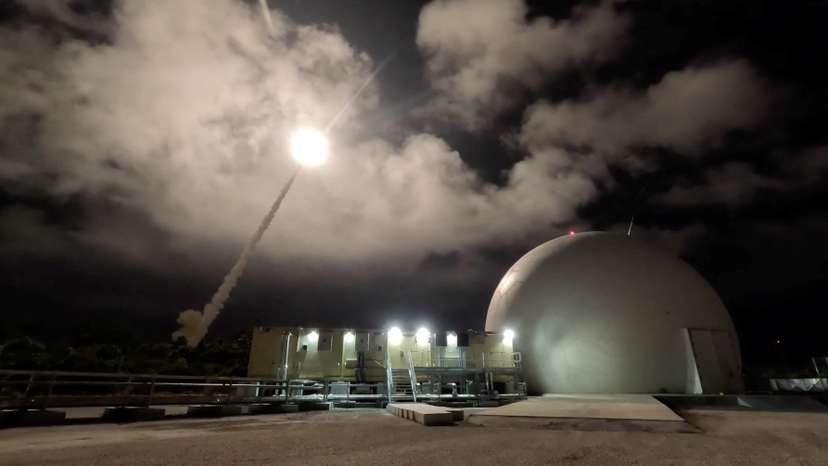 Standard Missile-3 Block IIA is launched during U.S. Missile Defense Agency's test on Guam