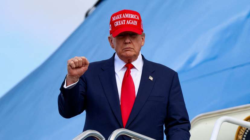 U.S. President Donald Trump returns from his Asia trip