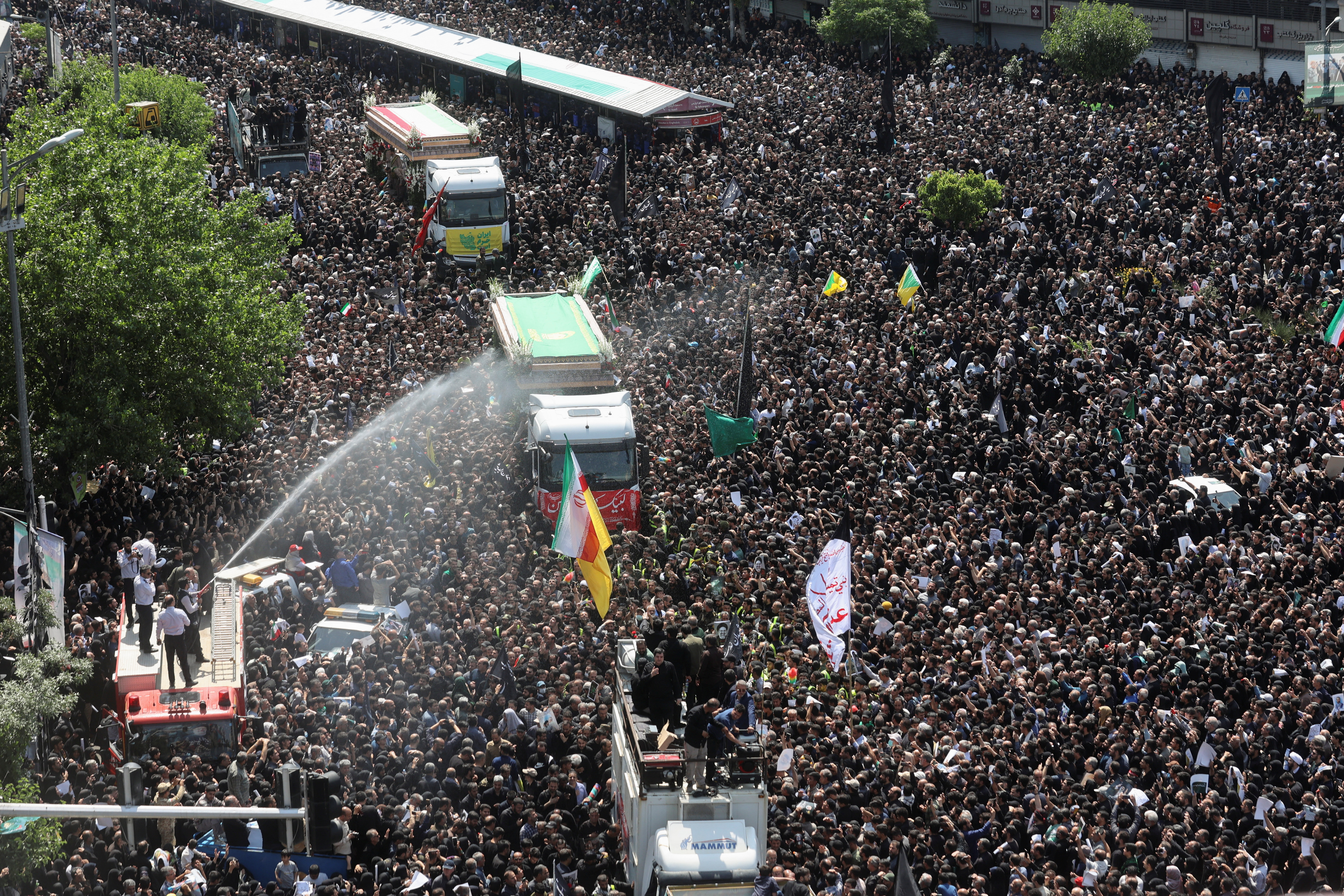 Funeral for Iran's President Raisi and other victims of the helicopter crash, in Tehran