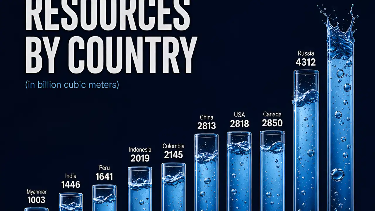 Brazil leads world in renewable freshwater resources