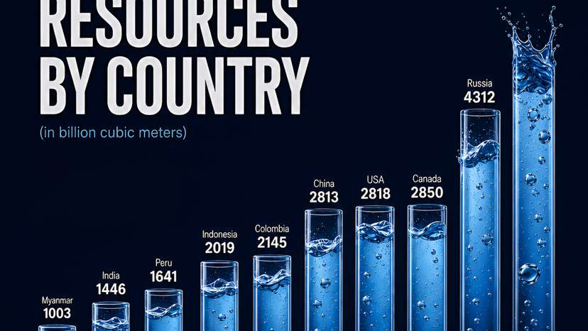 Brazil leads world in renewable freshwater resources