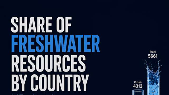 Brazil leads world in renewable freshwater resources