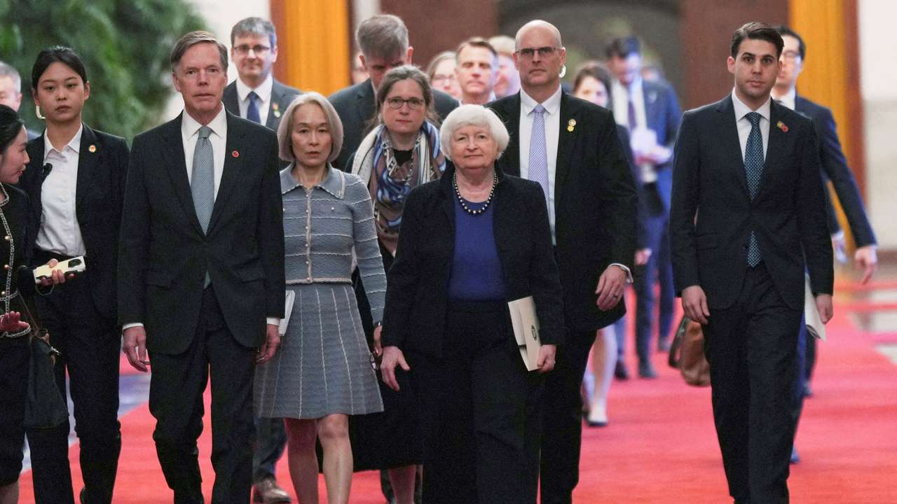 U.S. Treasury Secretary Janet Yellen meets Chinese Premier Li Qiang in Beijing