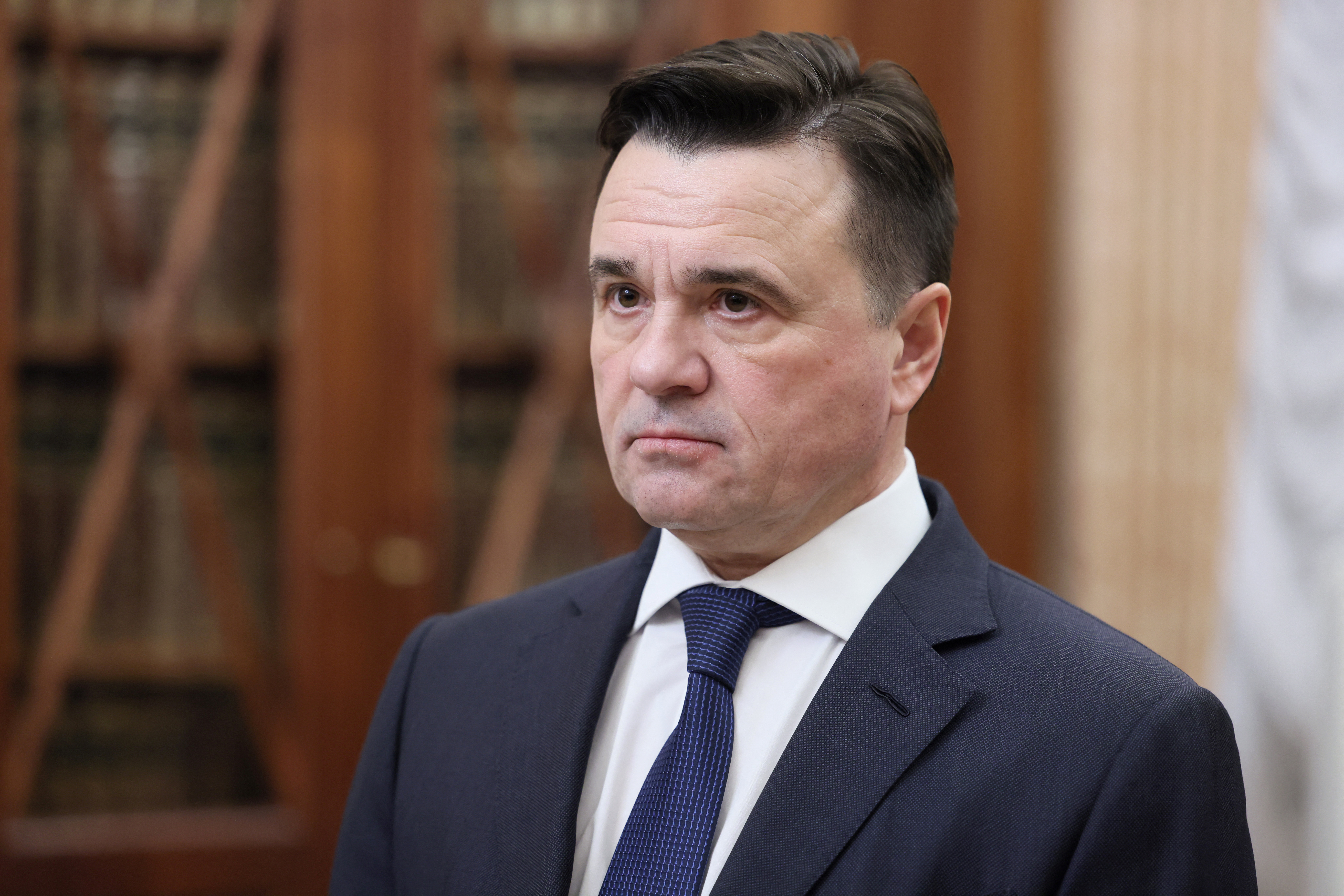 Russian President Putin meets with Moscow Region Governor Vorobyov in Moscow
