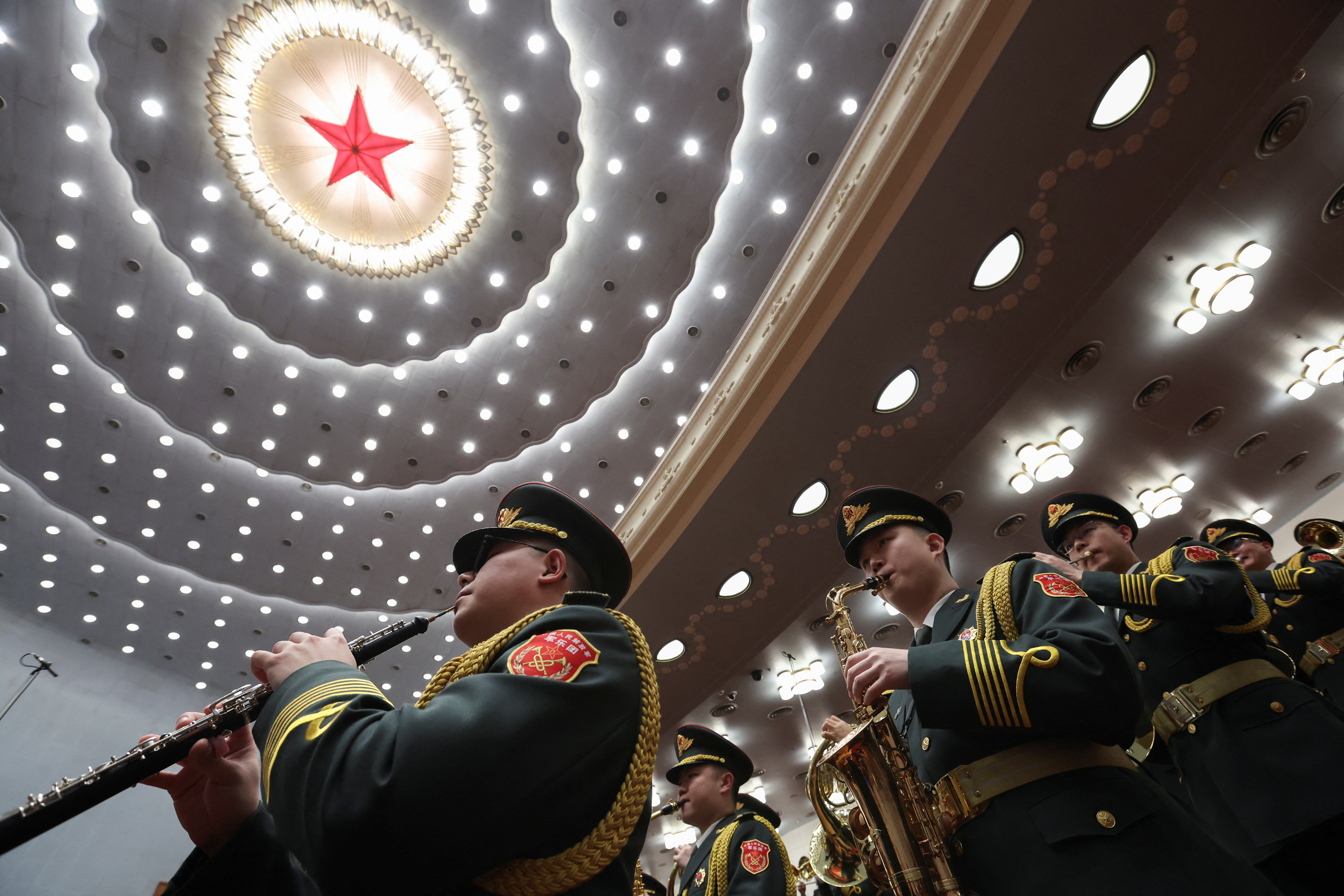Opening session of the Chinese People's Political Consultative Conference (CPPCC) at the Great Hall of the People in Beijing