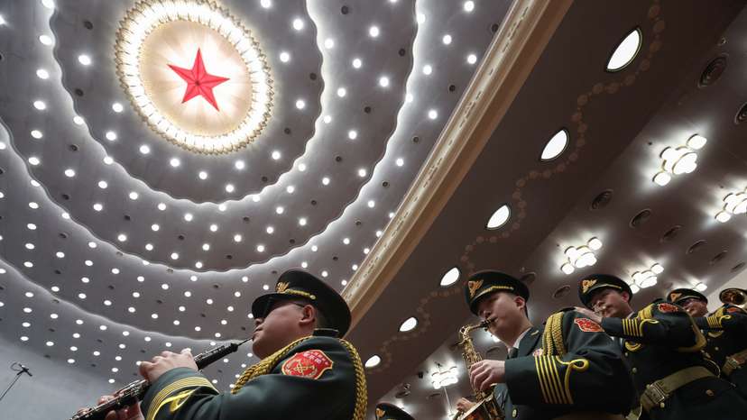 Opening session of the Chinese People's Political Consultative Conference (CPPCC) at the Great Hall of the People in Beijing