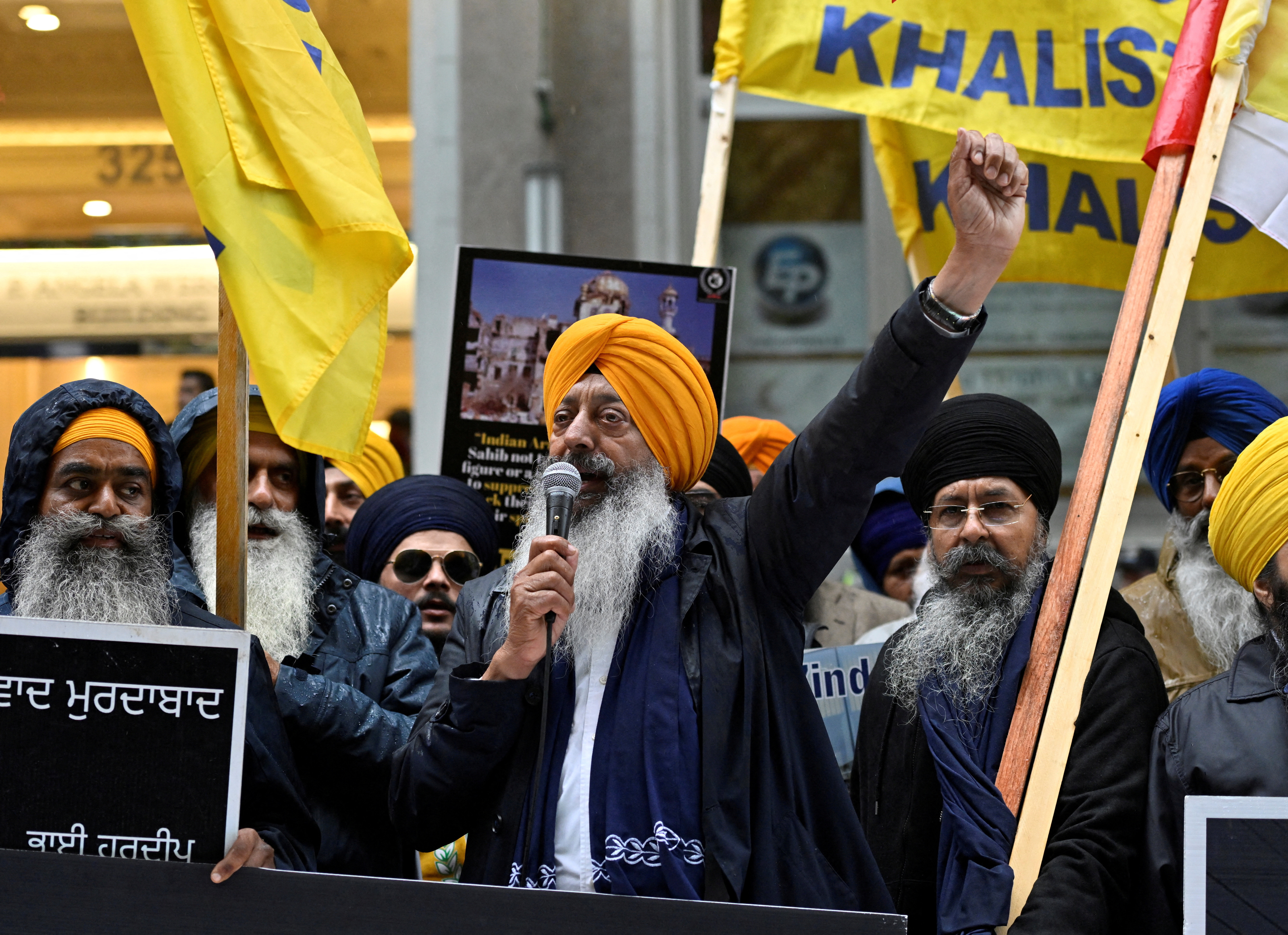 FILE PHOTO: Protest outside India’s consulate in Toronto