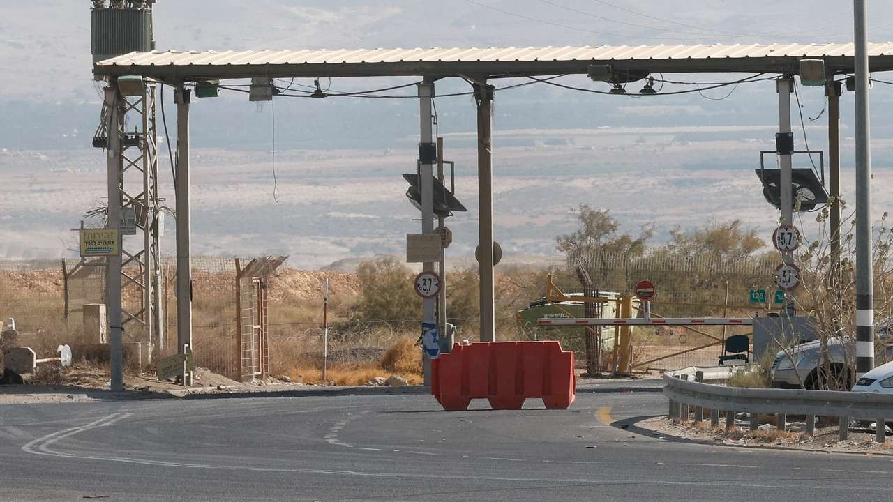 FILE PHOTO: Allenby Bridge Crossing between West Bank and Jordan is closed