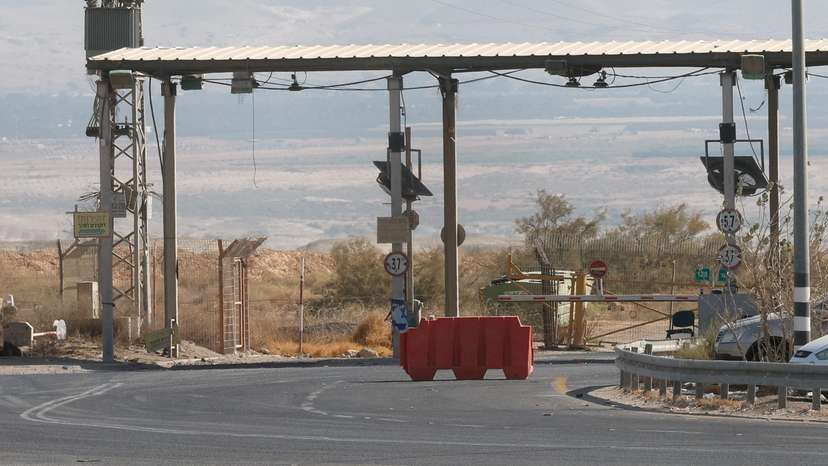 FILE PHOTO: Allenby Bridge Crossing between West Bank and Jordan is closed
