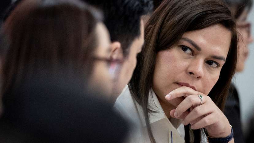 Philippine Vice-President Sara Duterte at the House of Representatives