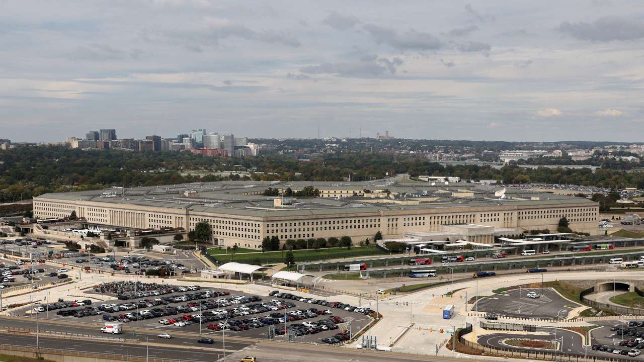 General view of the Pentagon where at least 30 news organizations refused to sign a new access policy in Washington