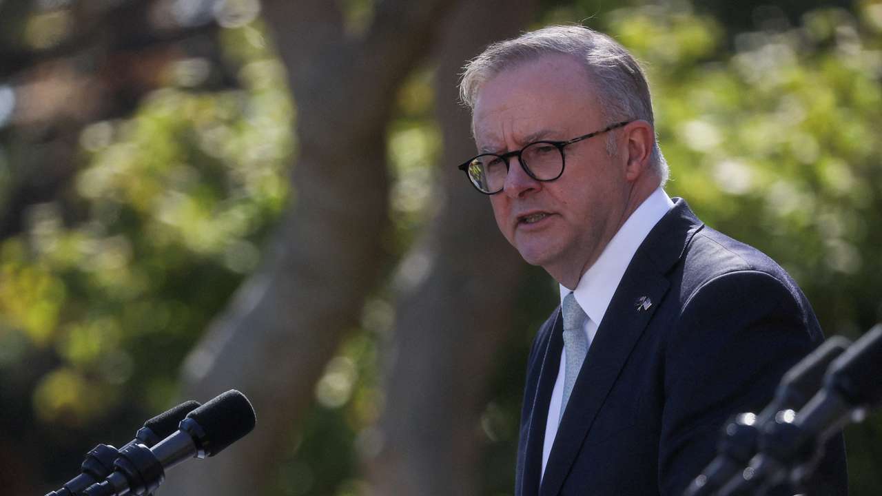 FILE PHOTO: Australia’s Prime Minister Anthony Albanese in Washington
