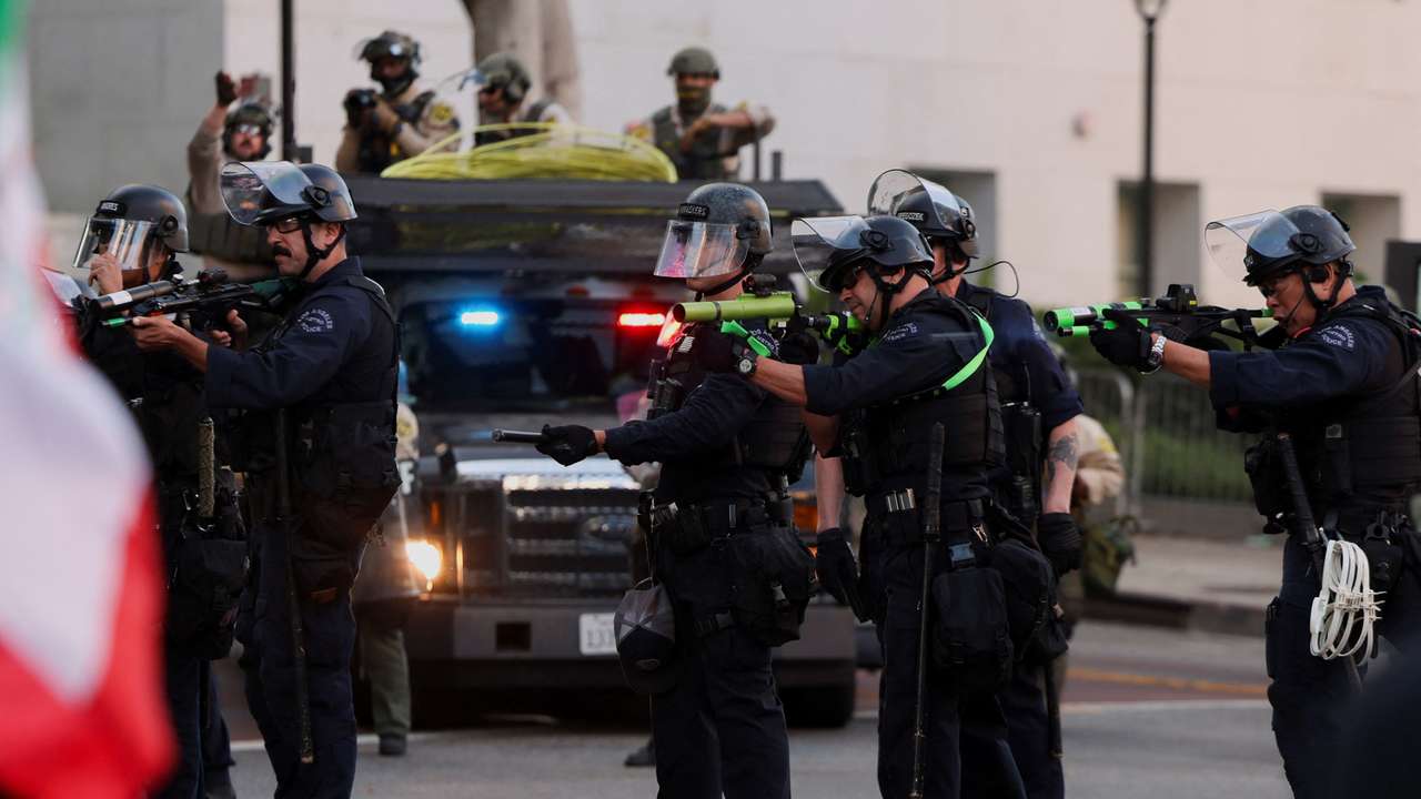 Protests against federal immigration sweeps continue, in Los Angeles