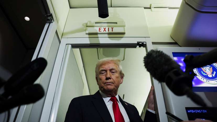 U.S. President Trump departs for Florida