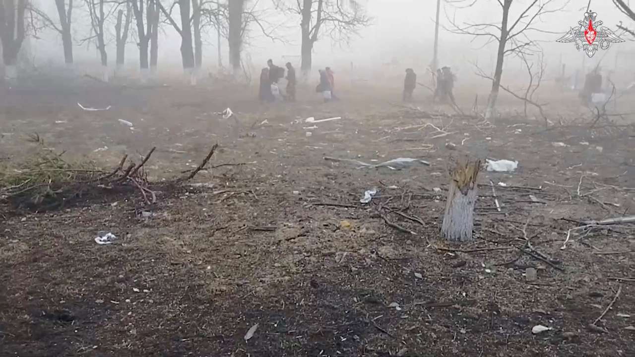Russian army evacuate civilians in Kursk region