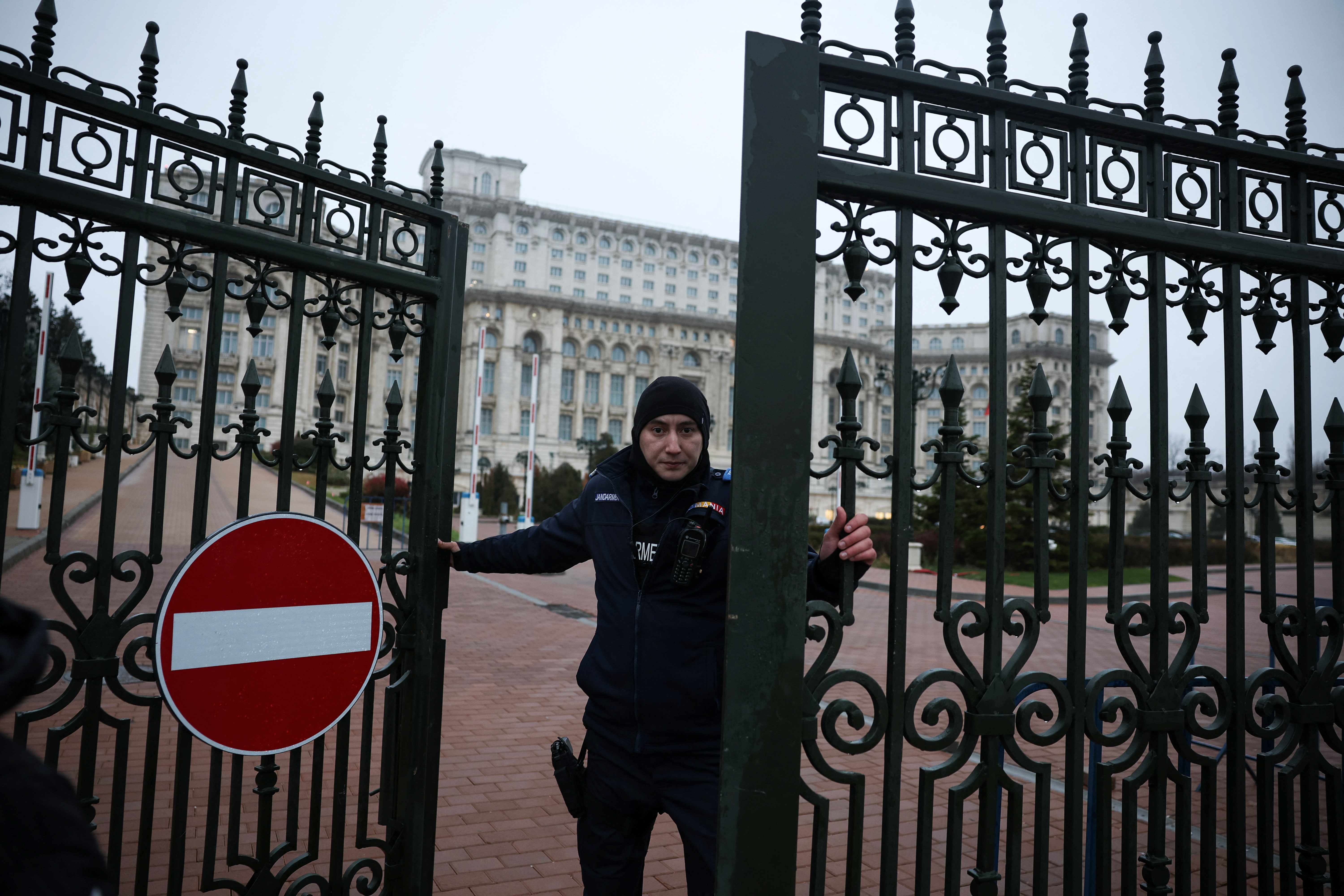 Romanian top court annuls the result of the first round of the presidential election, in Bucharest